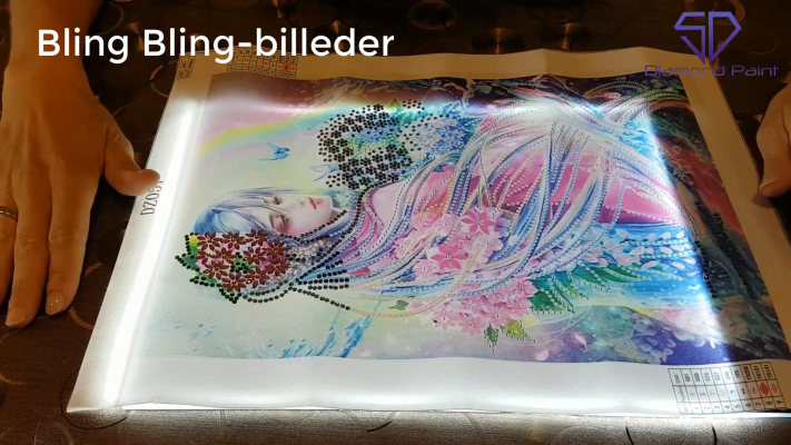 Hvad er Bling Bling-billeder i diamond paint?