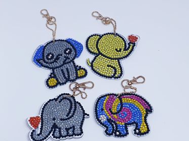 Nøgleringe med elefanter thumbnail