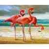3 Flamingoer - diamond paint