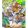 Tigerfamilie - diamond paint