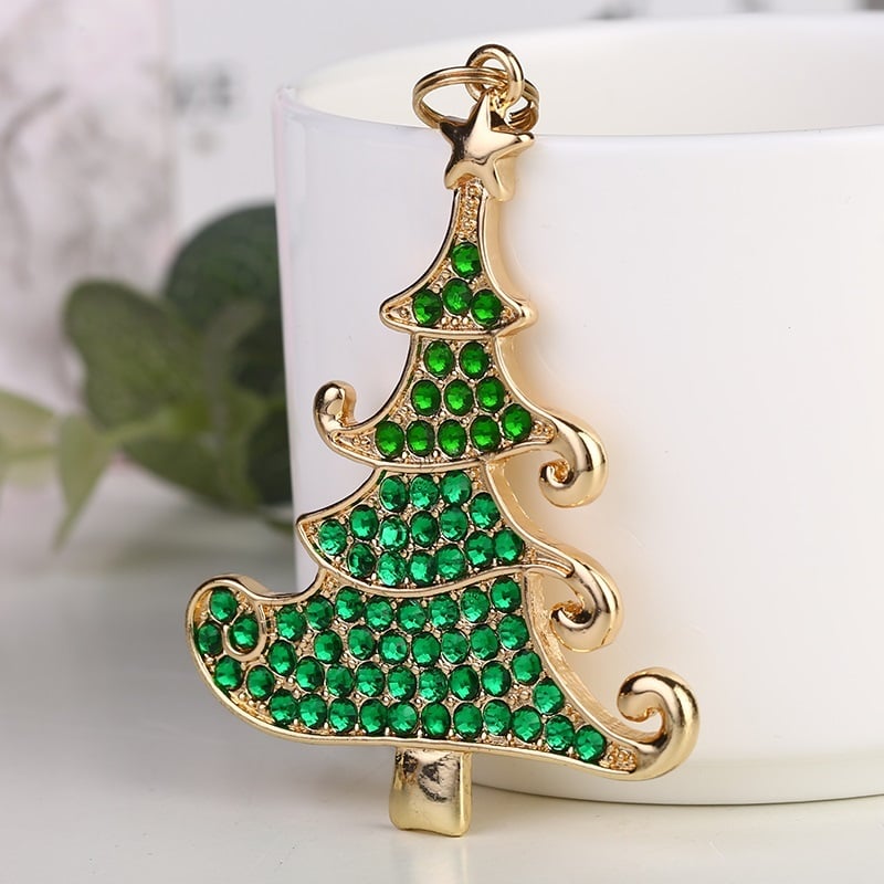 Diamond Painting - Halskæde med juletræ thumbnail