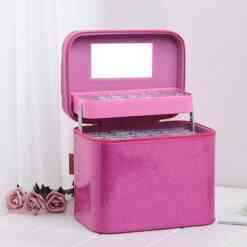 Pink boks med 126 bøtter - Diamond Paint