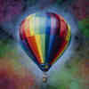 Luftballon i diamond paint
