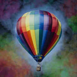 Luftballon i diamond paint
