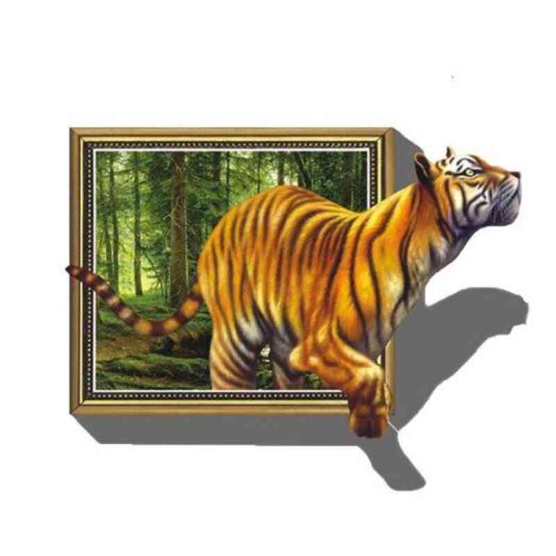 Tiger ud af skov - Diamond Paint