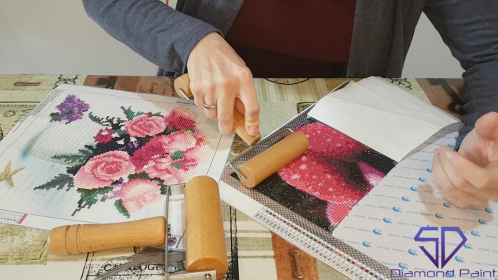 Rulle diamond paint-billeder