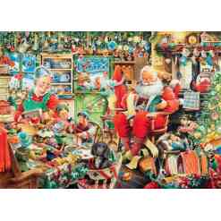 Julemandens værksted i diamond paint