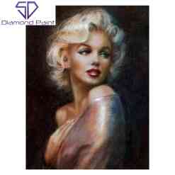 Kunstnerisk Marilyn Monroe i diamond paint