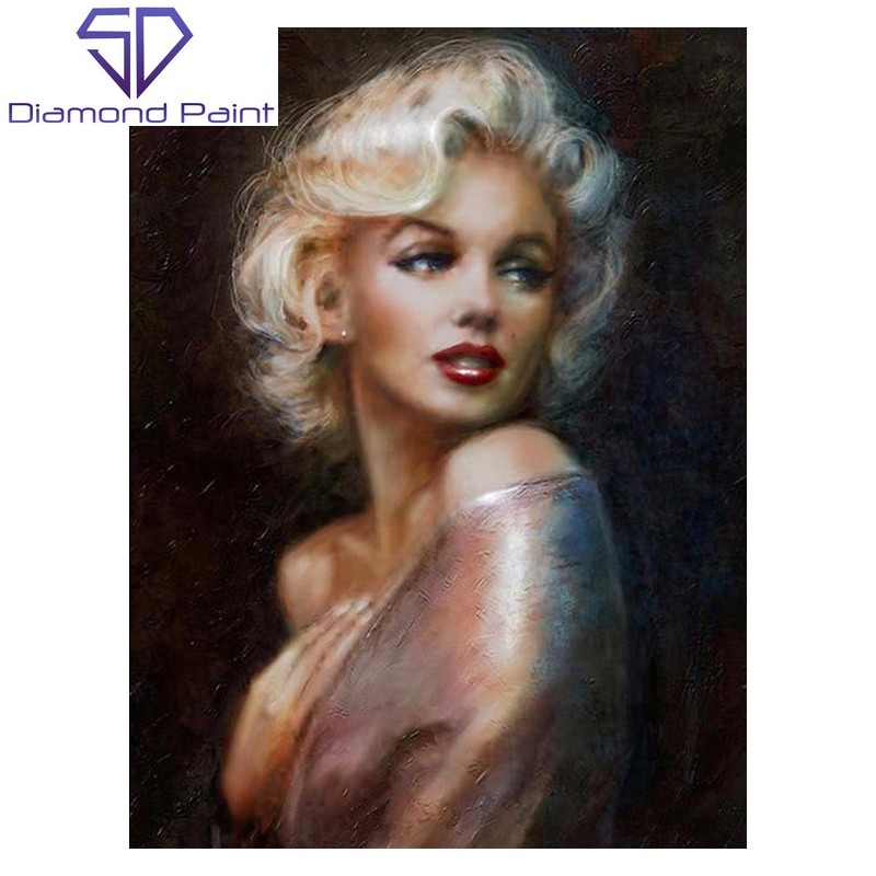 Diamond Painting - Kunstnerisk Marilyn Monroe thumbnail