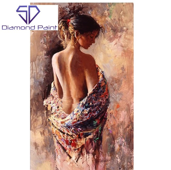 Diamond Painting - Kvinde i tæppe thumbnail