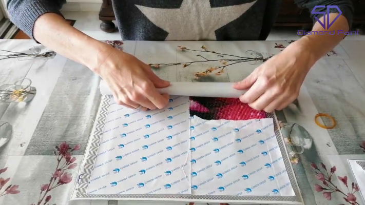 Rul dit diamond paint-lærred