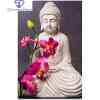 Statue med blomst i diamond paint
