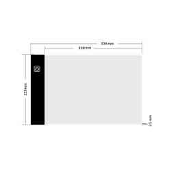 Lysplade A4