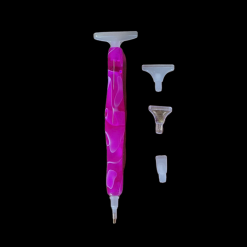 Marmoreret pen med udskiftelige spidser