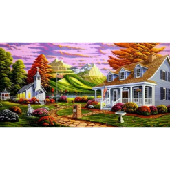 Smukt landskab 2 i diamond paint