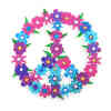 Peace-tegn i diamond paint