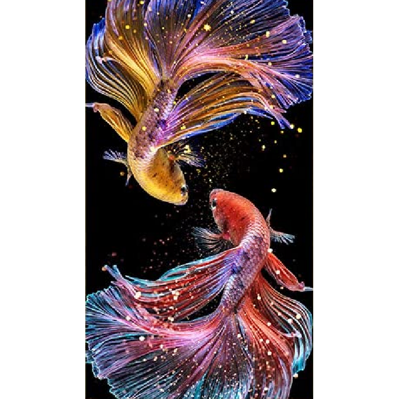 Diamond Painting - Farverige fisk 2 thumbnail
