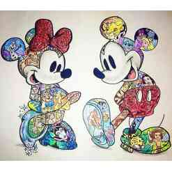 Minnie og Mickey- disneyfamilien