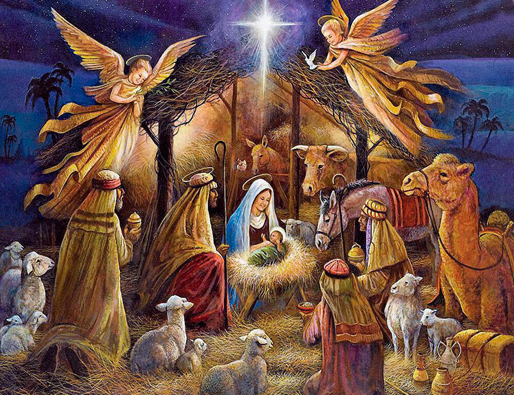 Diamond Painting - Jesu fødsel thumbnail