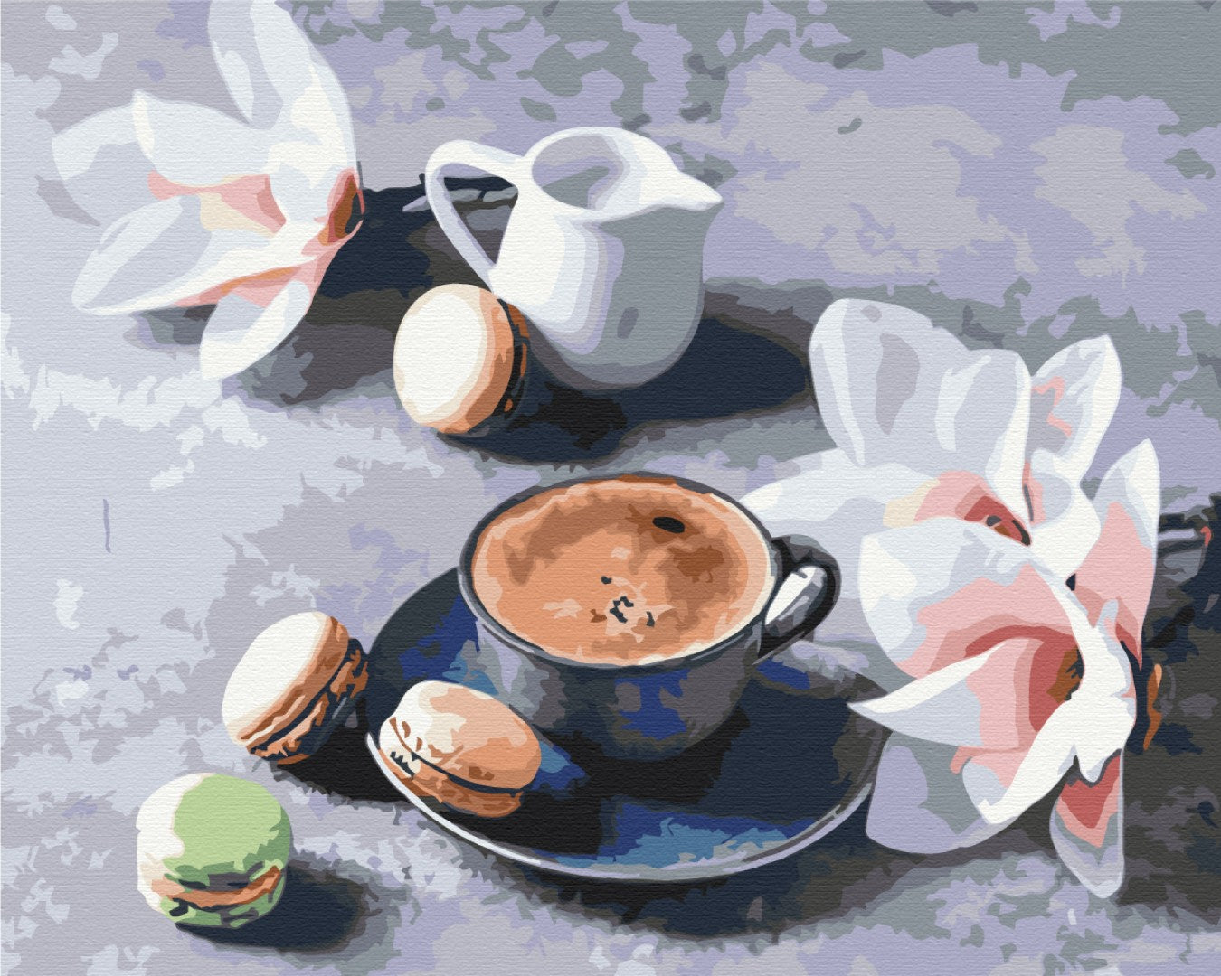 Diamond Painting - Kaffe og orchideer thumbnail