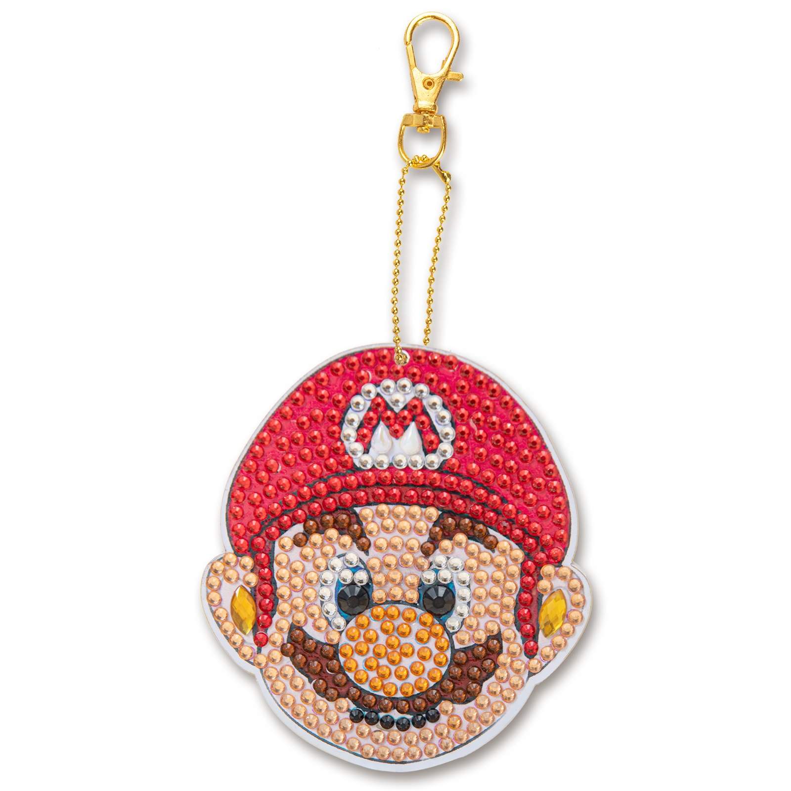 Diamond Painting - Lysende nøglering med Super Mario thumbnail