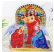 3D-billede af Jesus og engle thumbnail