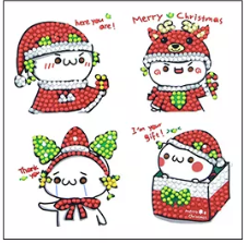 Klistermærker med julefigur thumbnail