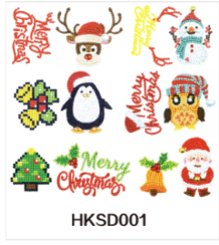 Klistermærker med julemotiver (E) thumbnail