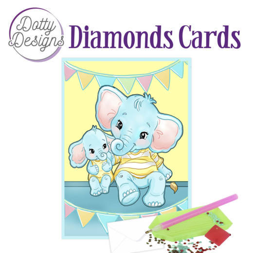 Diamond Painting - Søde elefanter thumbnail