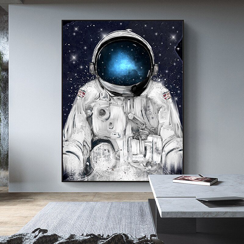 Astronaut i diamond paint