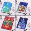 Notesbog med julemotiv i diamond paint de 4 designs