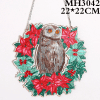 MH3042 Ugle i krans - Diamond paint