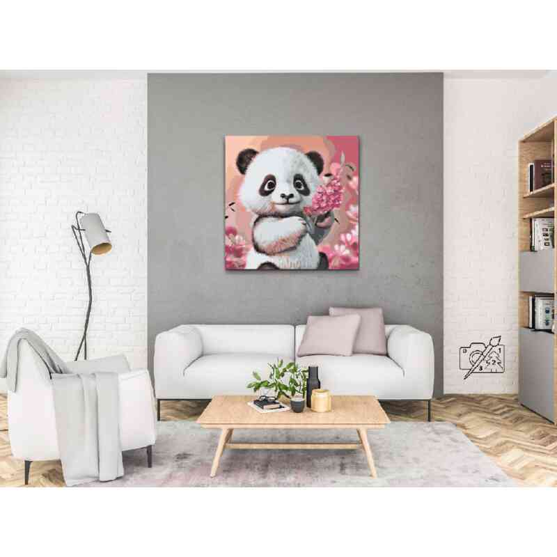 Sød panda - Paint by Numbers Premium