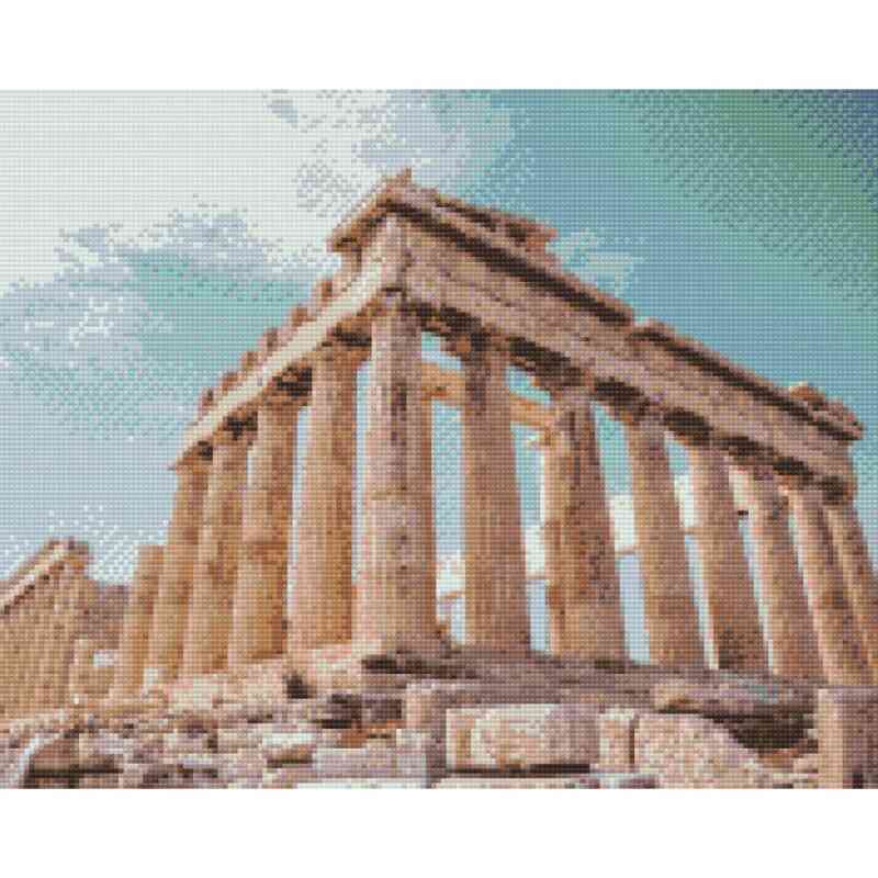 Få en unik oplevelse af Athen gennem dette diamond art billede, der giver dig mulighed for at nærme dig byen på en smuk måde. Akropolis udgør en af Athens mest betydningsfulde og kendte attraktioner.