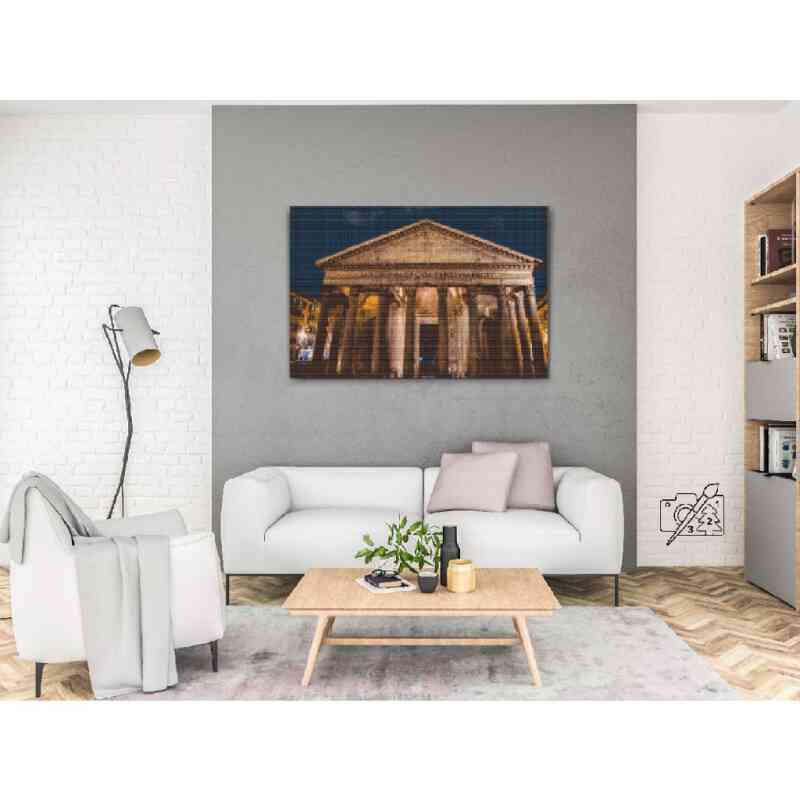 Diamond Art-billede, af Pantheon i Rom, et antikt tempel - Bestil direkte hos 5d Diamond Paint.