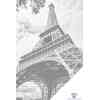 Mal med Prikker - Eiffeltårnet i Paris