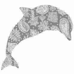 Mal med Prikker - Delfin med mandala