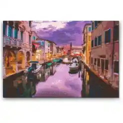 Sejlads i Venedig - Premium diamond art